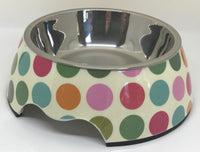 Polka Dot Medium Dog Bowl