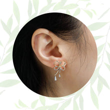 Load image into Gallery viewer, Butterfly Drop Earrings For Women Vogue Style With 5A Cubic