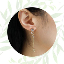 Load image into Gallery viewer, Exquisite Flower Drop Earrings For Women Vogue Style Inlaid
