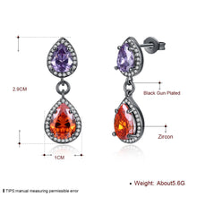 Load image into Gallery viewer, Romantic Drop Earrings For Women Water Drop Two Color 5A Clear