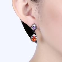 Load image into Gallery viewer, Romantic Drop Earrings For Women Water Drop Two Color 5A Clear