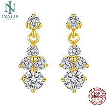 Load image into Gallery viewer, INALIS Romantic Earrings For Women Classic Style Inlay Big Clear