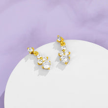 Load image into Gallery viewer, INALIS Romantic Earrings For Women Classic Style Inlay Big Clear