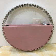 Load image into Gallery viewer, INS Diamond Circular Evening Bag Women Colorful Rhinestone Round