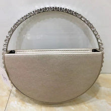 Load image into Gallery viewer, INS Diamond Circular Evening Bag Women Colorful Rhinestone Round
