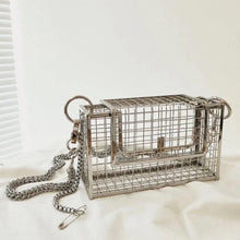 Load image into Gallery viewer, INS Hollow Out Clutch Bag Bird Cage Women Handbag Tote Metal Cage