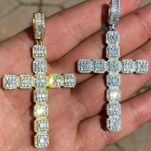 Load image into Gallery viewer, Iced Out Bling Hip Hop Men Boy Classic CZ Cross Pendant Necklace With - Sophornlilly