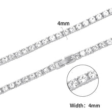 Load image into Gallery viewer, Classic Micro Tennis Necklace Cz Tennis Chain