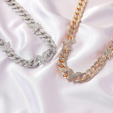 Load image into Gallery viewer, Iced Out Rhinestone Crystal Butterfly Choker Necklaces for Women Bling - Sophornlilly
