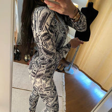 Load image into Gallery viewer, Imcute Autumn Women Tracksuit Sleepwear Fashion Long Sleeve V Neck
