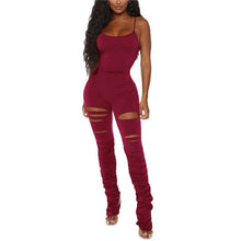 Load image into Gallery viewer, Hollow Out Jumpsuits Sexy Women Sleeveless Strap One