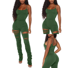 Load image into Gallery viewer, Hollow Out Jumpsuits Sexy Women Sleeveless Strap One