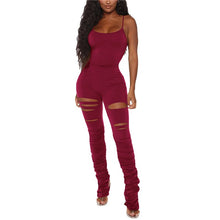 Load image into Gallery viewer, Hollow Out Jumpsuits Sexy Women Sleeveless Strap One