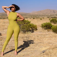 Load image into Gallery viewer, Sexy Club Jumpsuit Women Elegance Fall Sleeveless Turtleneck