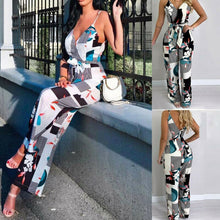 Load image into Gallery viewer, Women Boho Romper Floral Casual Summer Jumpsuit Sleeveless