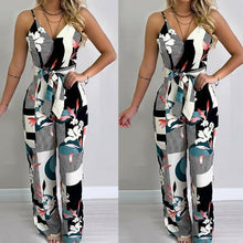 Load image into Gallery viewer, Women Boho Romper Floral Casual Summer Jumpsuit Sleeveless