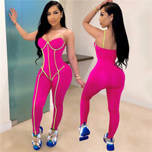 Load image into Gallery viewer, Women Jumpsuits Spaghetti Strap Top Long Pants Skinny Jumpsuit