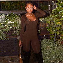 Load image into Gallery viewer, Imcute Women's Jumpsuit Slim Long Sleeve One piece Bottoms Fall Autumn