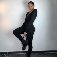 Load image into Gallery viewer, Imcute Women's Jumpsuit Slim Long Sleeve One piece Bottoms Fall Autumn