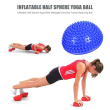 Load image into Gallery viewer, Inflatable Half Sphere Yoga Ball Fitness 16cm PVC Point Massage - Sophornlilly