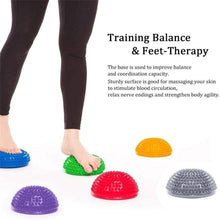 Load image into Gallery viewer, Inflatable Half Sphere Yoga Ball Fitness 16cm PVC Point Massage - Sophornlilly