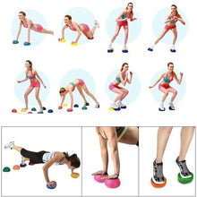 Load image into Gallery viewer, Inflatable Half Sphere Yoga Ball Fitness 16cm PVC Point Massage - Sophornlilly