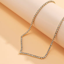 Load image into Gallery viewer, Simple Minimalist Rhinestones Crystal Choker Necklace