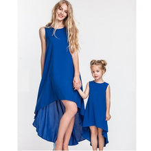 Load image into Gallery viewer, Irregular Mother Daughter Matching Dresses Chiffon