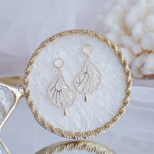 Load image into Gallery viewer, Luxury 14K Real Gold Plated Leaves Earring Delicate Micro
