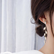 Load image into Gallery viewer, Luxury 14K Real Gold Plated Leaves Earring Delicate Micro