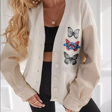 Load image into Gallery viewer, Jacket Knit Loose Sweater Cardigan