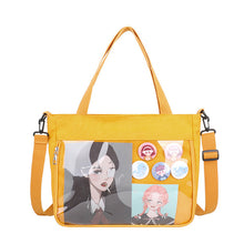 Load image into Gallery viewer, Crossbody Mini Removable Decorative Clear Bag Layer Cute