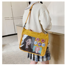 Load image into Gallery viewer, Crossbody Mini Removable Decorative Clear Bag Layer Cute