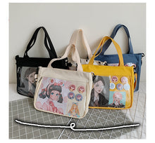 Load image into Gallery viewer, Crossbody Mini Removable Decorative Clear Bag Layer Cute
