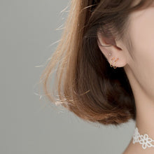 Load image into Gallery viewer, Real 925 Sterling Silver Minimalist Geometric Dangle Drop