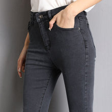 Load image into Gallery viewer, Woman High Elastic Jeans