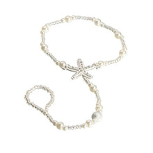 Load image into Gallery viewer, Fashion Pearl Anklet Bohemian Single Chain Starfish Feet Ankle