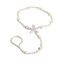 Load image into Gallery viewer, Fashion Pearl Anklet Bohemian Single Chain Starfish Feet Ankle