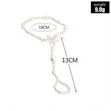 Load image into Gallery viewer, Fashion Pearl Anklet Bohemian Single Chain Starfish Feet Ankle