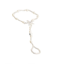 Load image into Gallery viewer, Fashion Pearl Anklet Bohemian Single Chain Starfish Feet Ankle