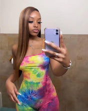 Load image into Gallery viewer, Jumpsuit Rompers Sexy Women Strapless Off Shoulder Print Playsuit - Sophornlilly