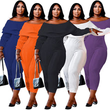 Load image into Gallery viewer, Jumpsuit Bodycon Off Shoulder