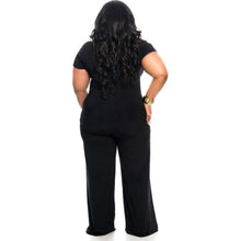 Load image into Gallery viewer, Jumpsuit Women Short Sleeve Sexy Hollow Out One Piece Romper Solid - Sophornlilly