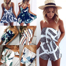 Load image into Gallery viewer, Jumpsuits For Women Summer Sleeveless Strapless Sexy Short - Sophornlilly