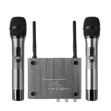 Load image into Gallery viewer, K28 UHF Microphone Wireless System 2 Handheld Mics Karaoke K song