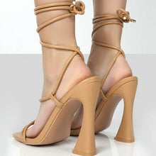 Load image into Gallery viewer, Sandals Fashion Cross Tied High Heels