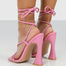 Load image into Gallery viewer, Sandals Fashion Cross Tied High Heels