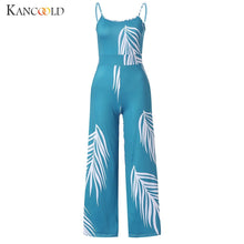 Load image into Gallery viewer, KANCOOLD Jumpsuit Women Summer Fashion Floral Print Lady Sling