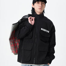 Load image into Gallery viewer, Cargo Jackets Streetwear Hip Hop Buckles Camouflage Military