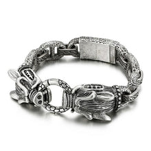 Load image into Gallery viewer, Kalen Animal Series Wild Boar Domineering Men&#39;s Bracelet Stainless